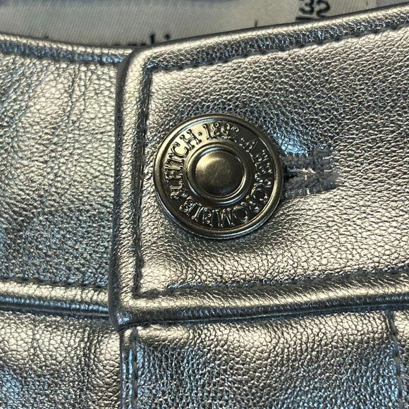 NWT ABERCROMBIE & FITCH Womens 90s Relaxed High Rise Straight Pants 32/14 Silver - Picture 7 of 16